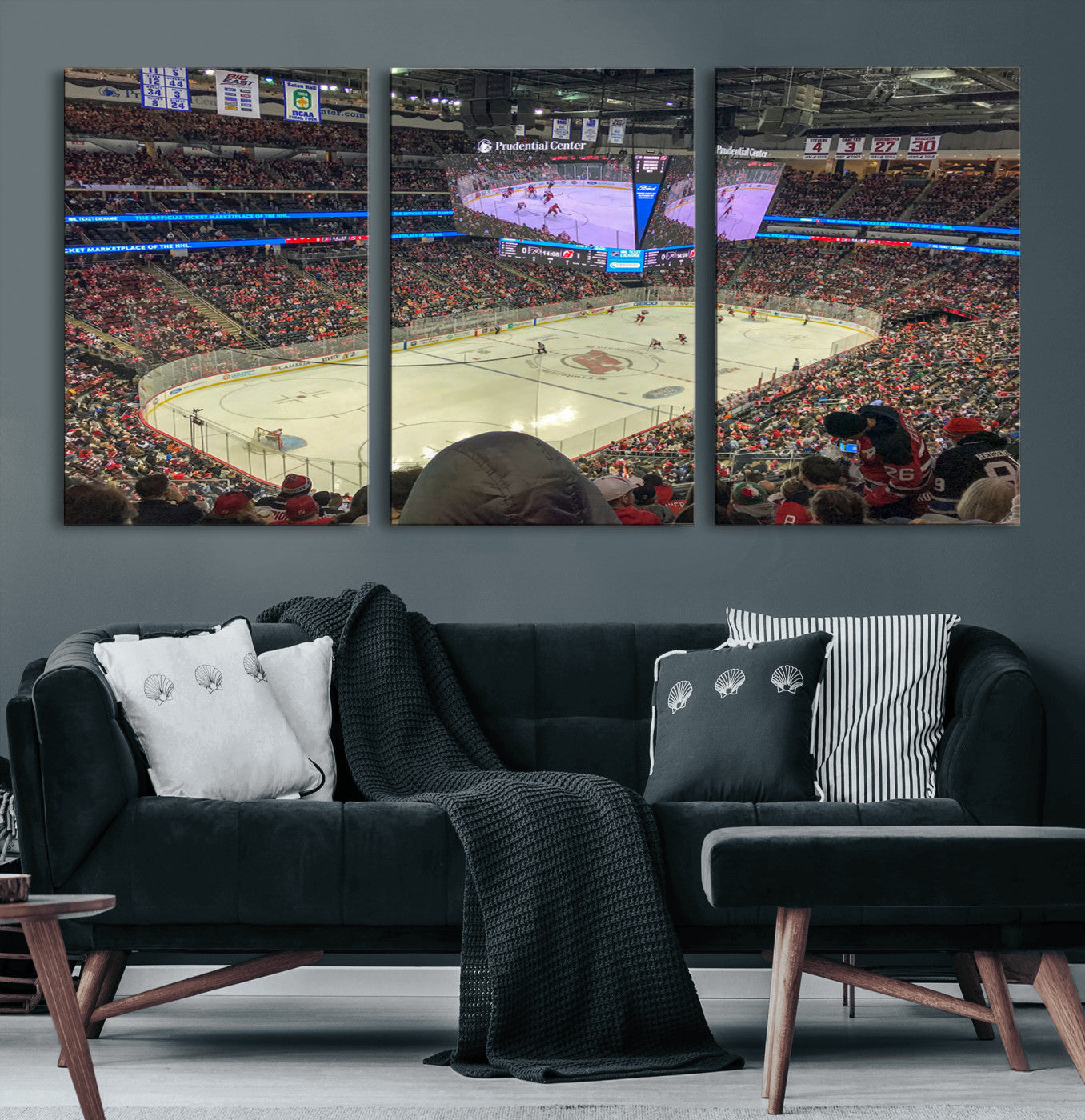 29638-MGV-CV-60X30-3P-Prudential Center Newark New Jersey Devils Hockey Stadium, New Jersey Devils Hockey Stadium Canvas