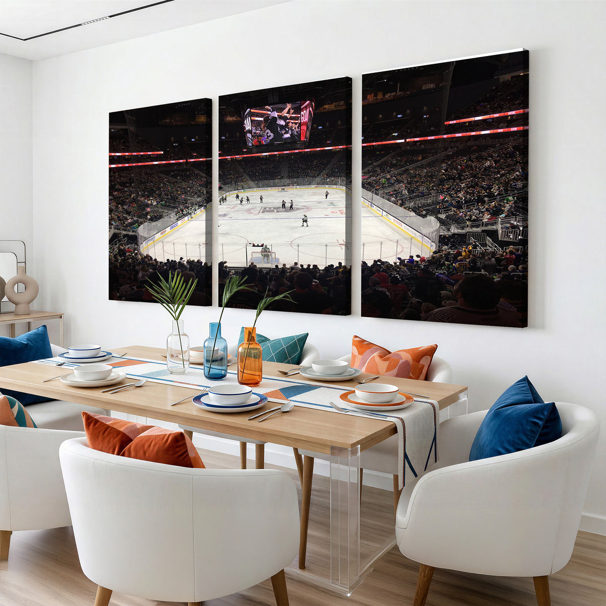 14802-MGV-CV-36X24 - T Mobile Arena Paradise Nevada Vegas Golden Knights Ice Hockey Stadium