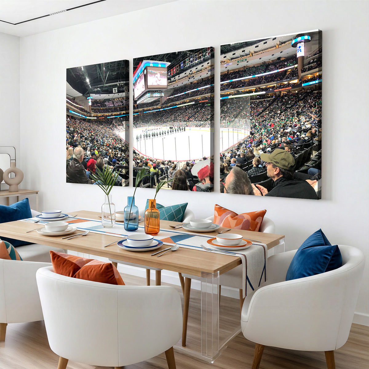44414-MGV-CV-36X24 - Xcel Energy Center St Paul Minnesota Wild Ice Hockey Stadium