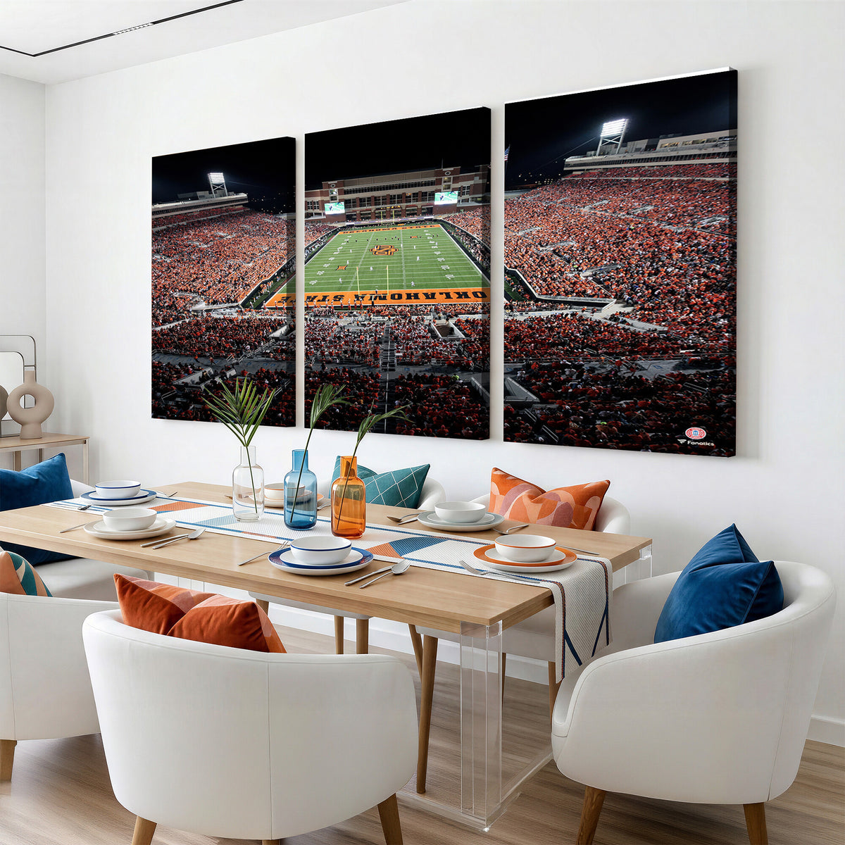 81675-MGV-CV-36X24 - Boone Pickens Stadium Wall Art Oklahoma State Cowboys Print