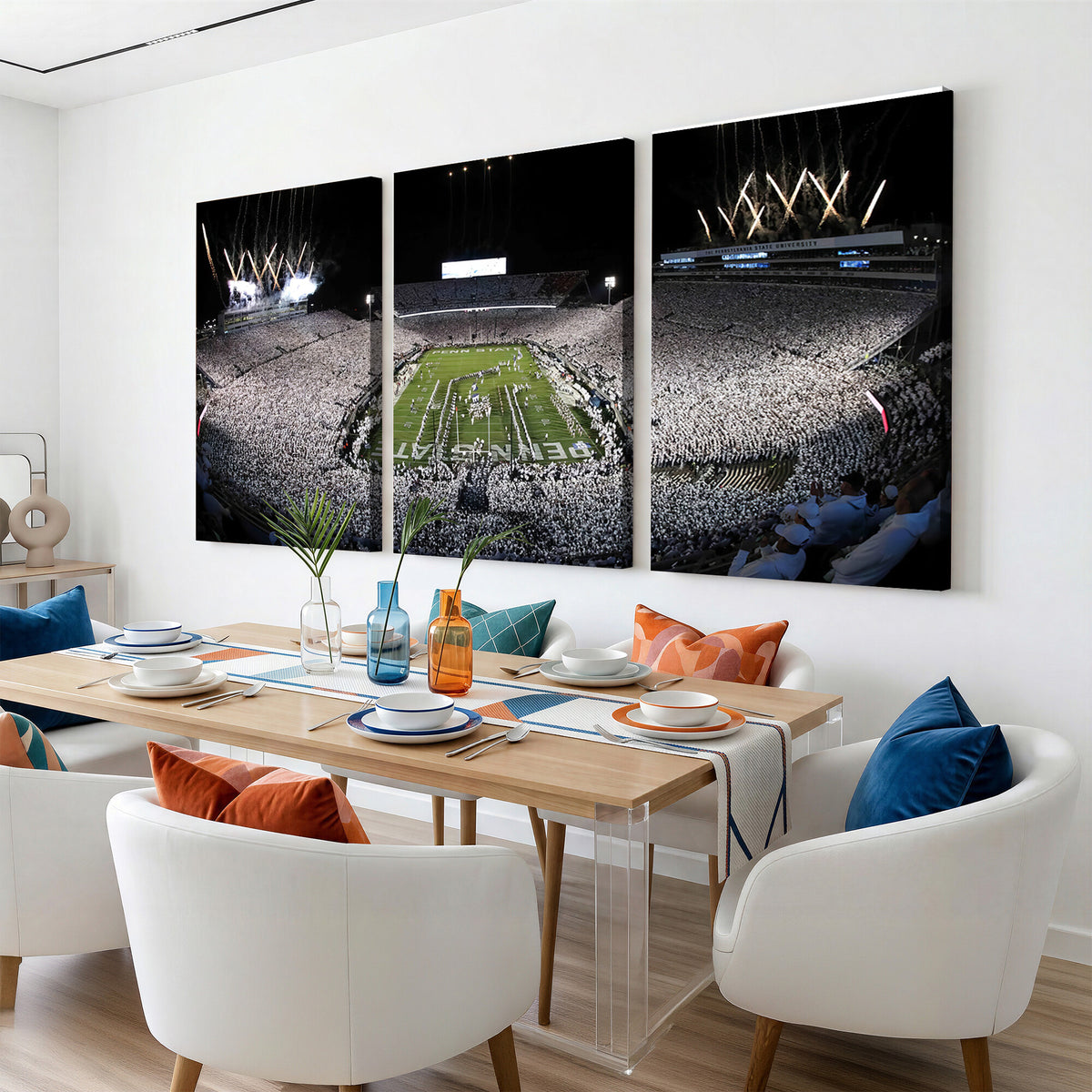 84537-MGV-CV-36X24 - Penn State Beaver Stadium Canvas Wall Art - Nittany Lions Football Print