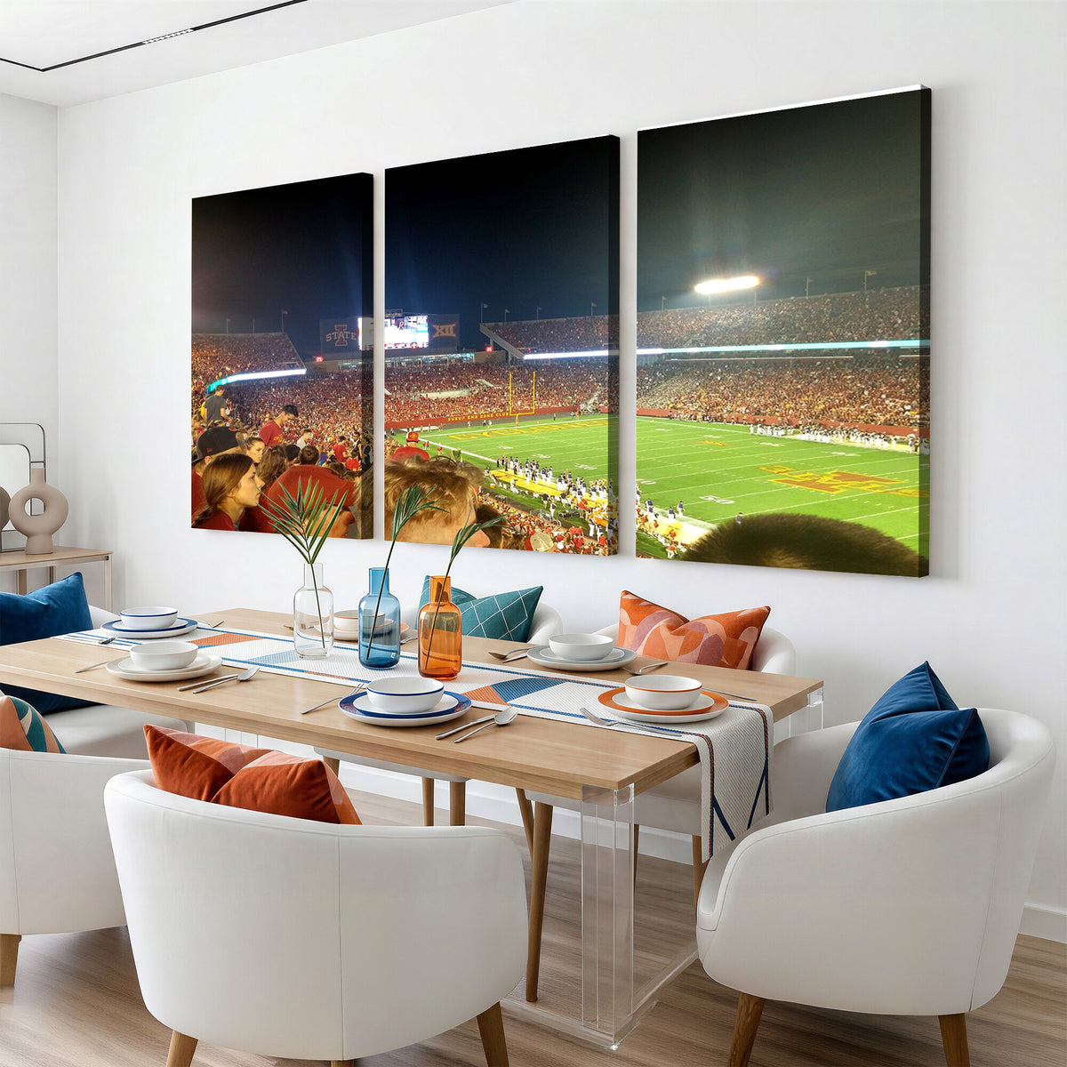 94319-MGV-CV-36X24 - Iowa State University Cyclones Art Print, Jack Trice Stadium Ames
