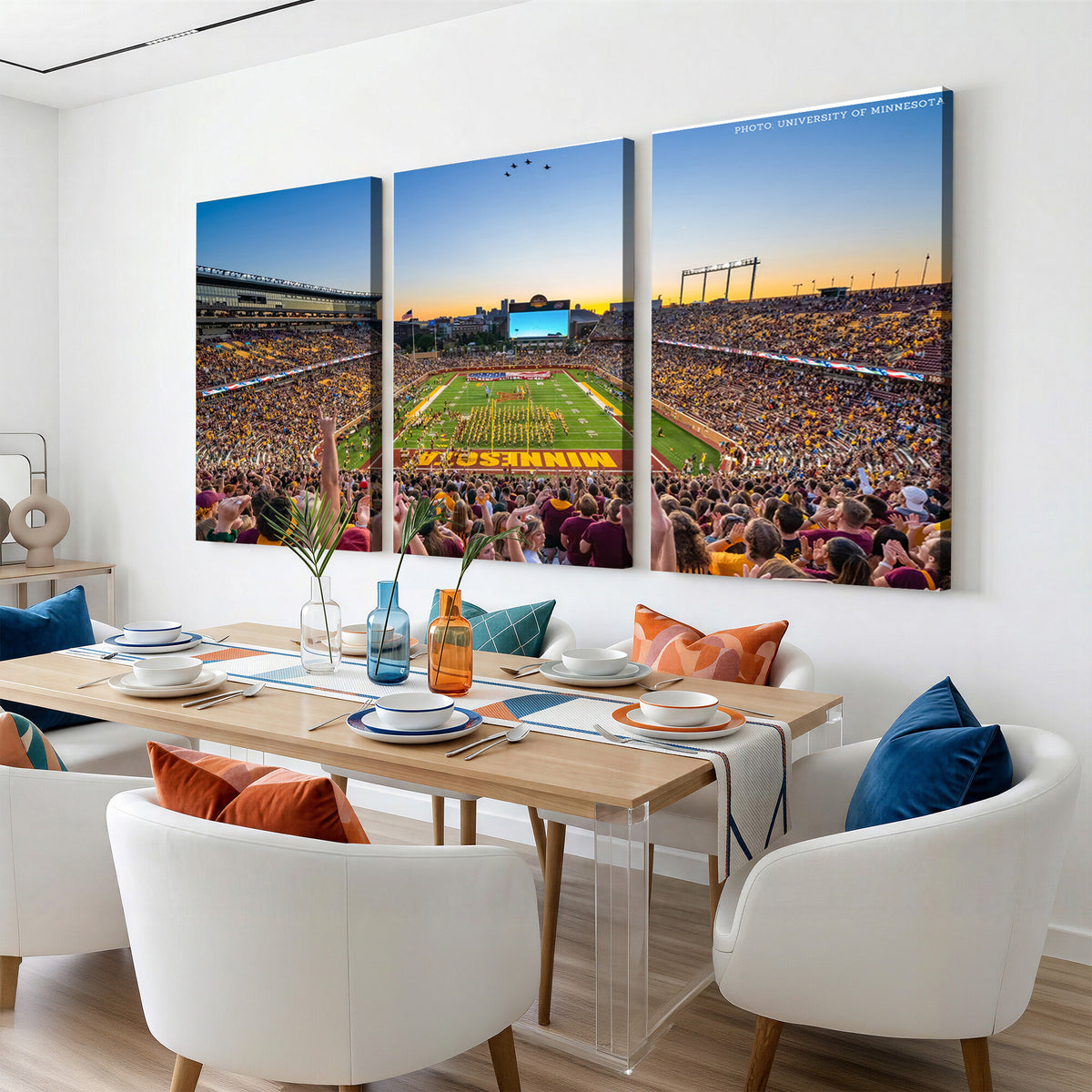 63452-MGV-CV-36X24 - University of Minnesota Golden Gophers Football Team Print