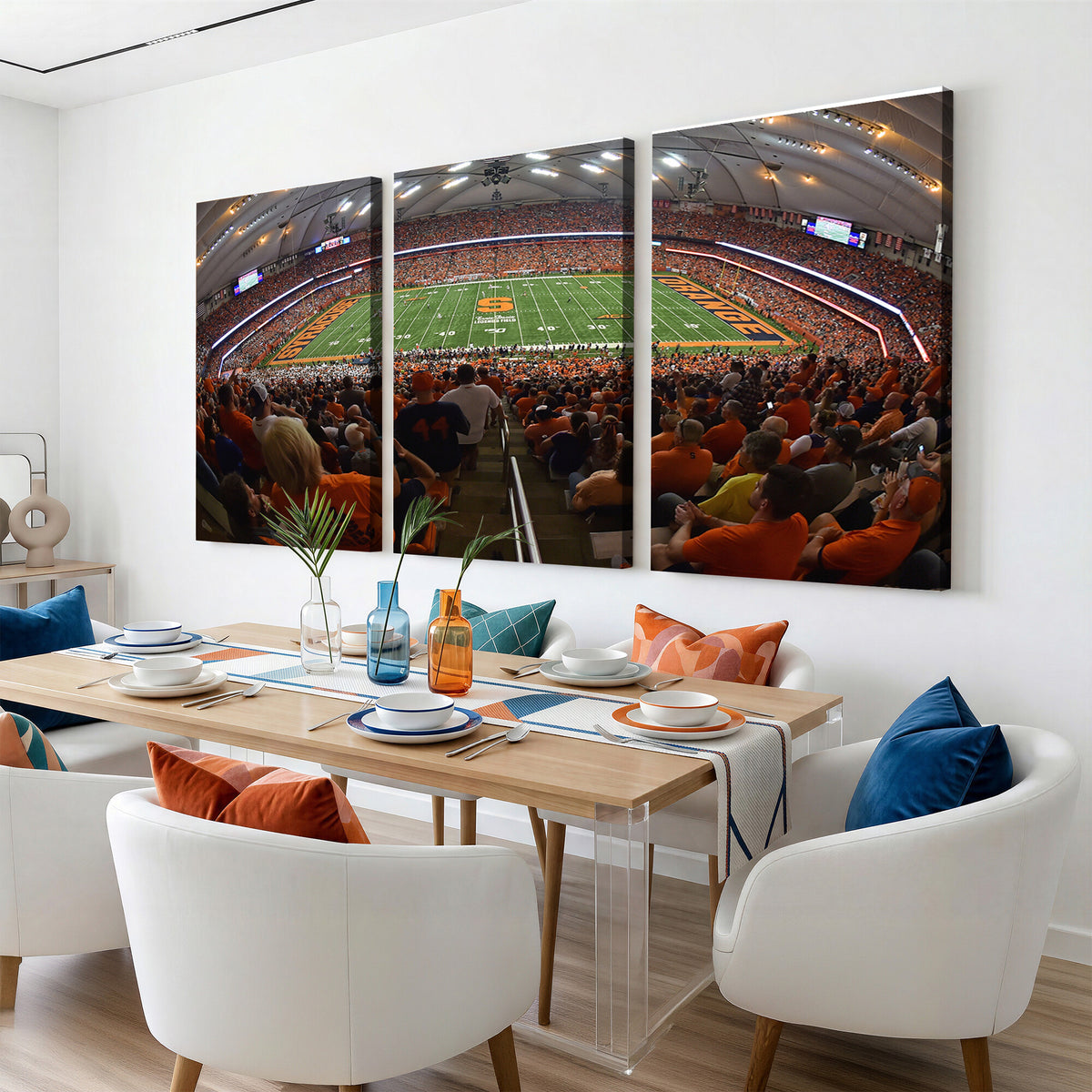43291-MGV-CV-36X24 - Syracuse University Orange Football Canvas Print, Football Team Print - Syracuse JMA Wireless Dome