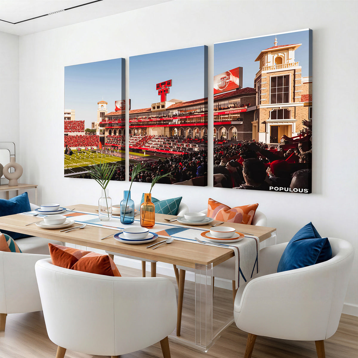 89744-MGV-CV-36X24 - Jones AT&T Stadium Texas Tech Red Raiders Wall Art