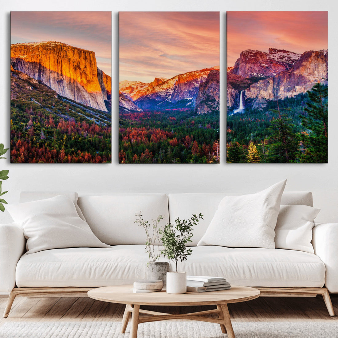 Yosemite National Park Wall Art Landscape Canvas Print El Capitan