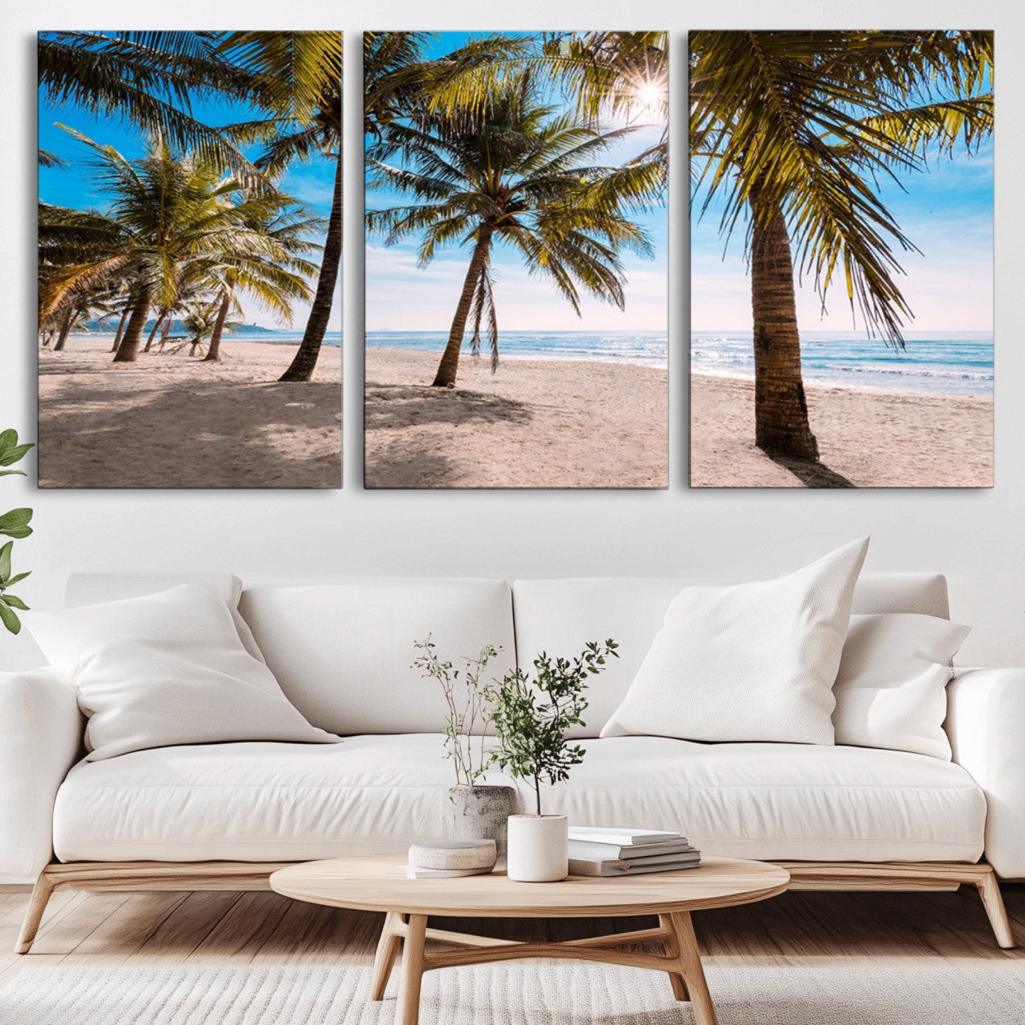 98175-MGV-CV-36X24-Palm Beach Tropical Island Wall Art Canvas Print