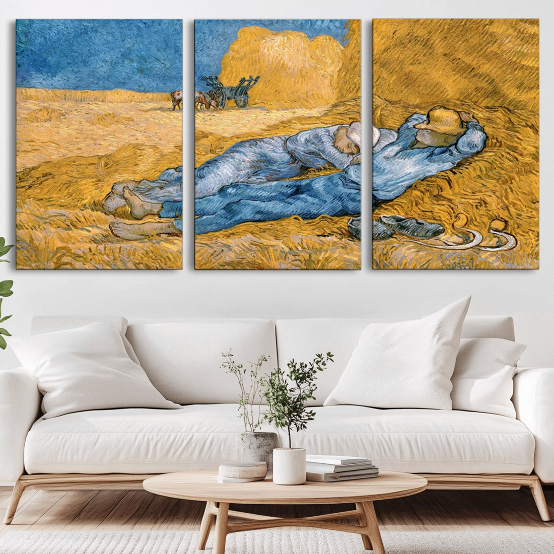 Master Artist Vincent Van Gogh Nature Wilderness Illustration Fine Art Canvas Print