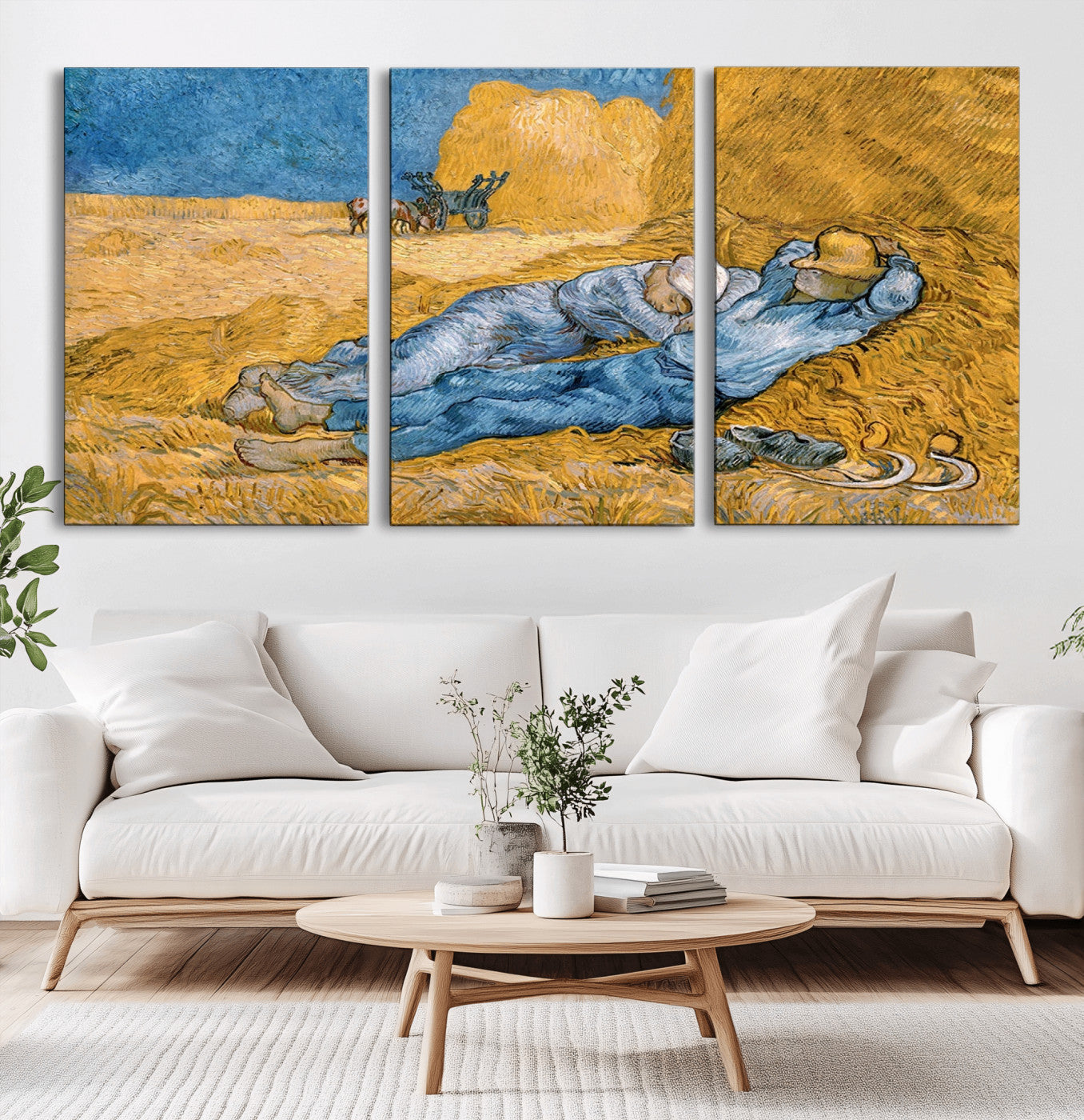 MGV-CV-60X30-3P - Master Artist Vincent Van Gogh Nature Wilderness Illustrs Fine Art Canvas Print