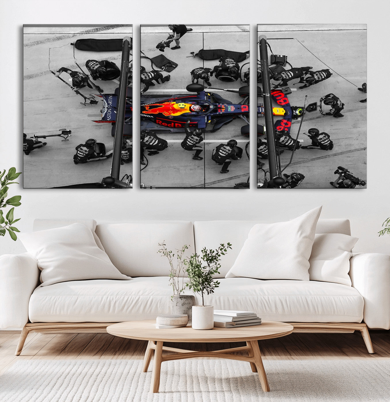 -RedBull Formula 1 Canvas Wall Art Print