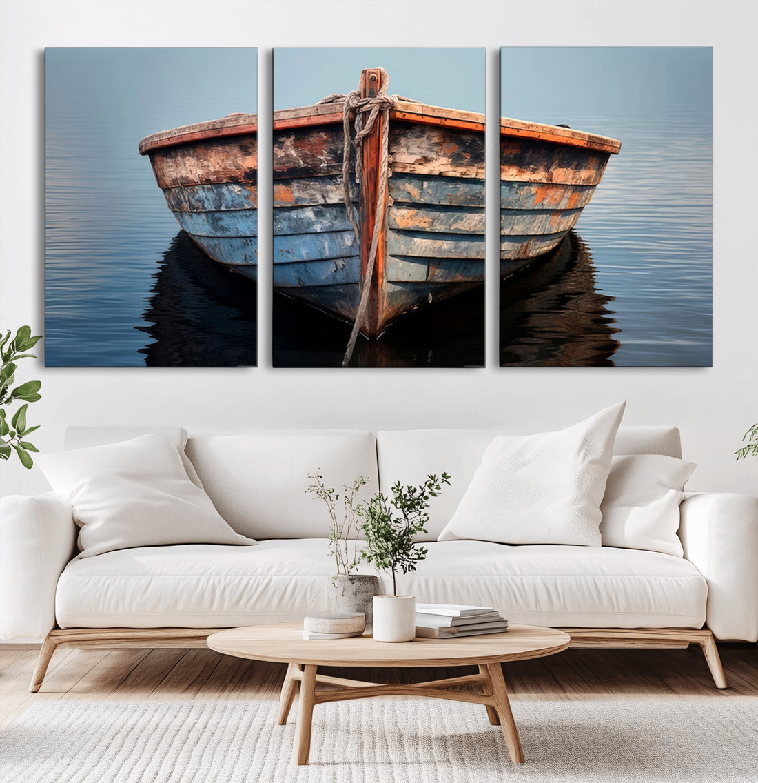 Stunning Vintage Boat Canvas Print | Nautical Wall Art