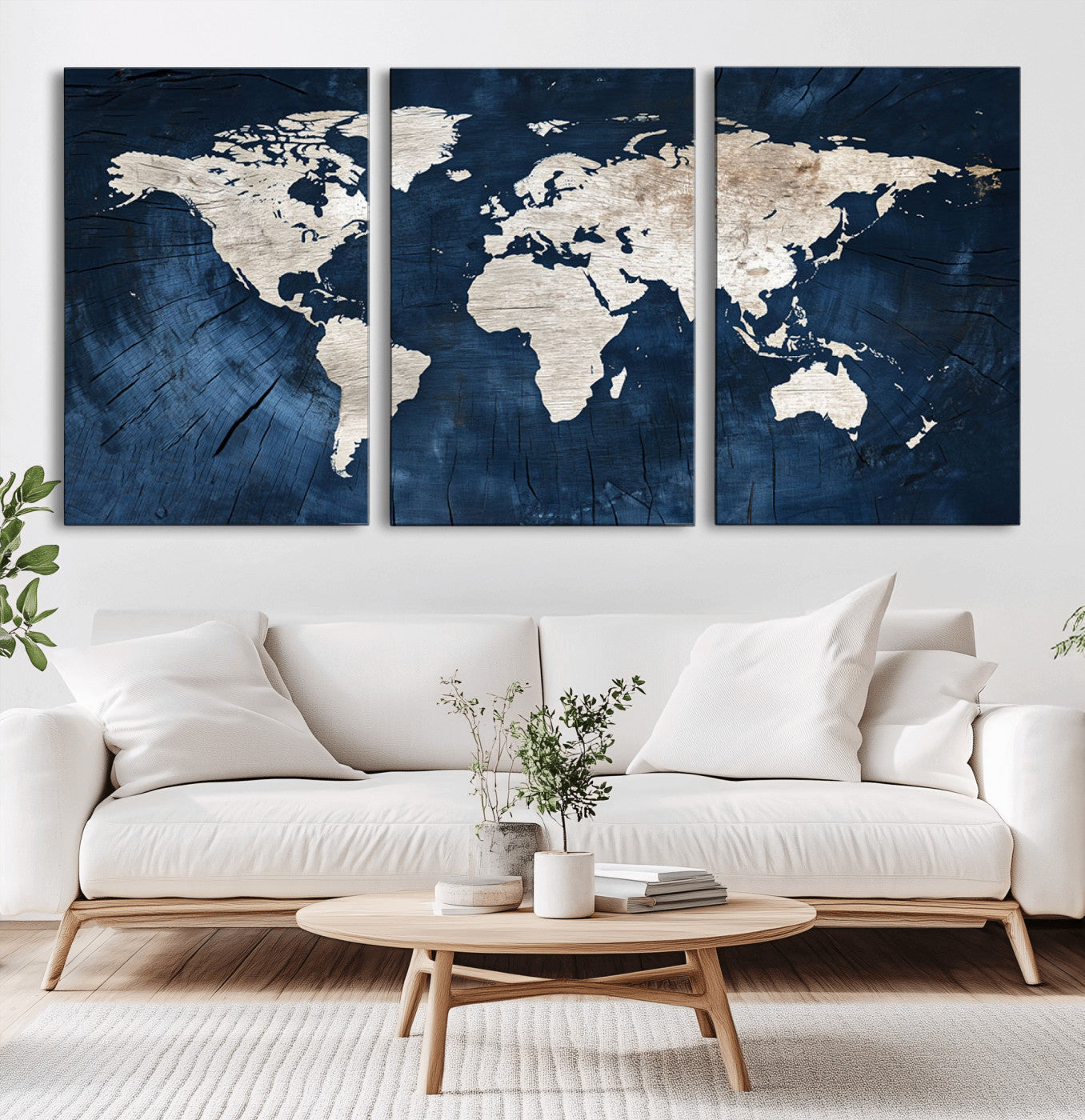 78104-MGV-CV-36X24-Push Pin World Map Canvas Print – Travel Tracker Wall Art for Couples, Perfect Anniversary Gift for Home or Office Decor