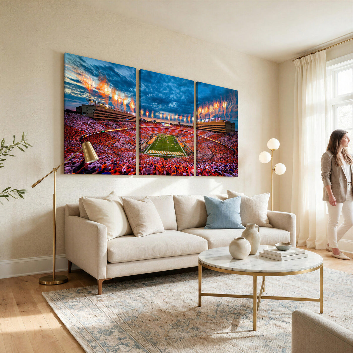 94266219-MGV-CV-36X24 - Tennessee Neyland Stadium Wall Art, Sports Arena Canvas