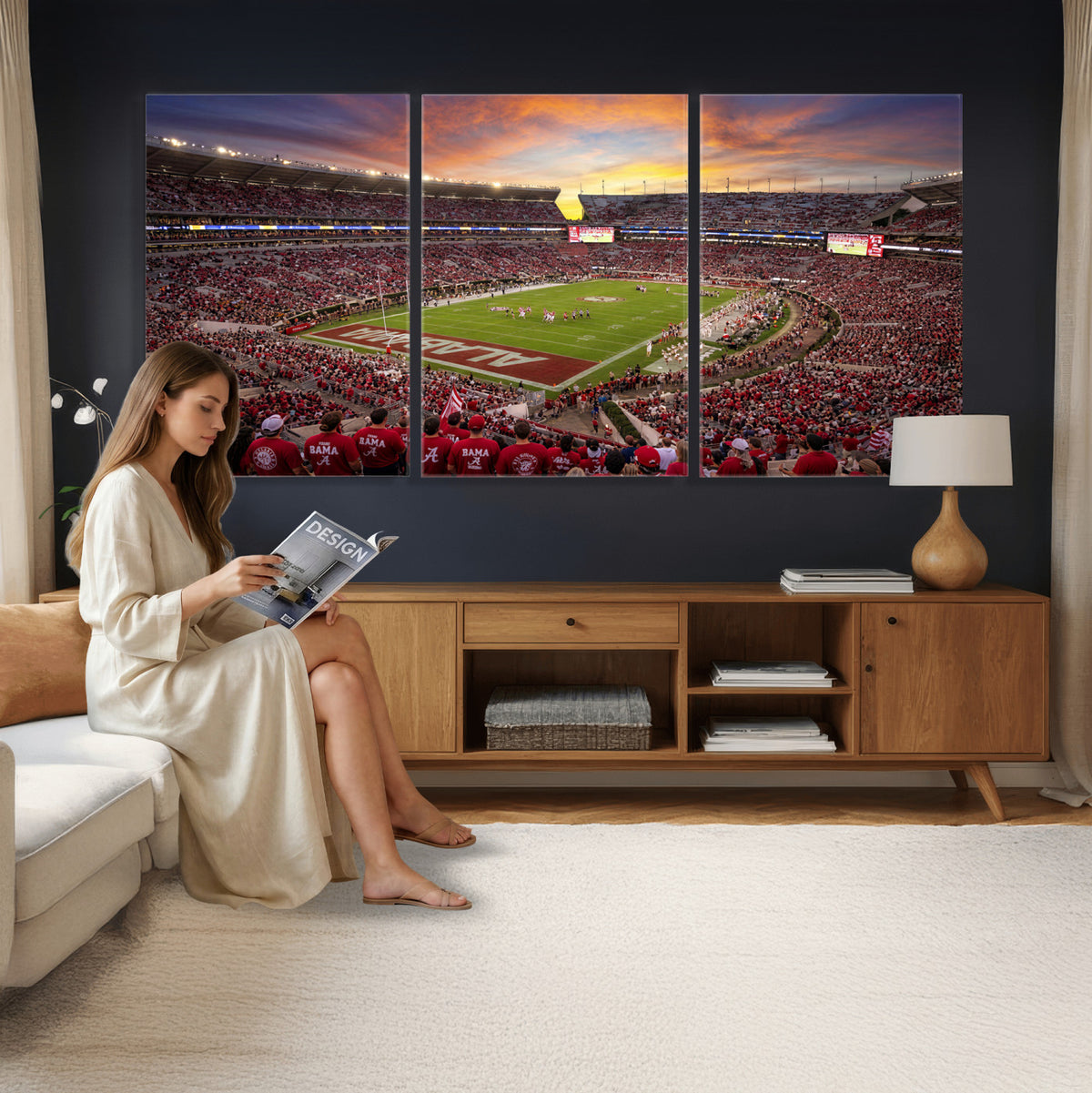 41995919-MGV-CV-36X24 - Stadium Wall Art Canvas Print