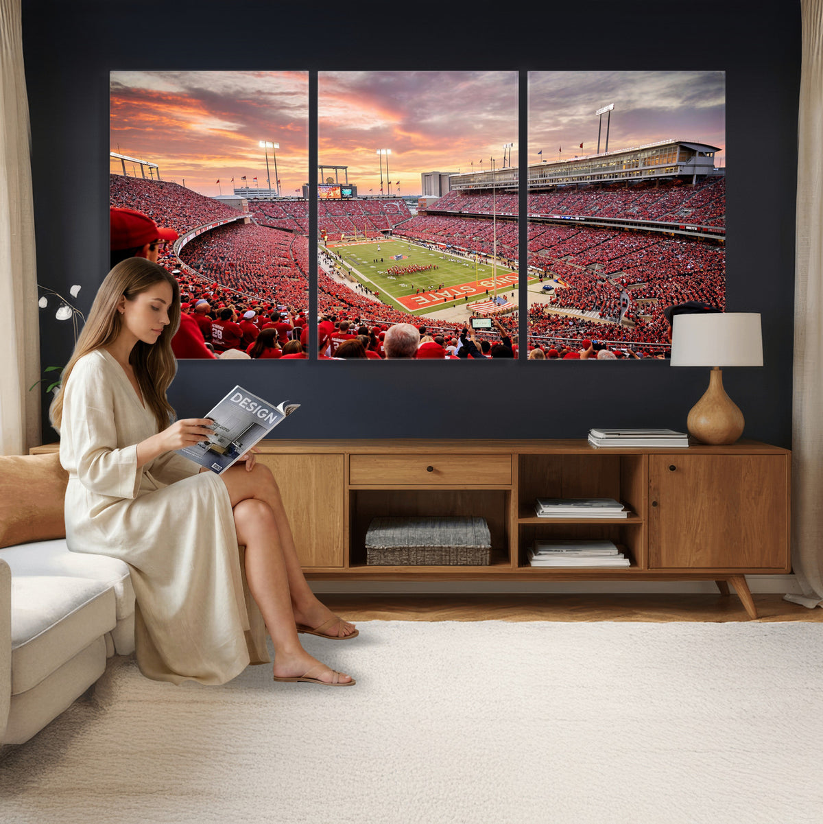 94754966-MGV-CV-36X24 - Stadium Wall Art Canvas Print