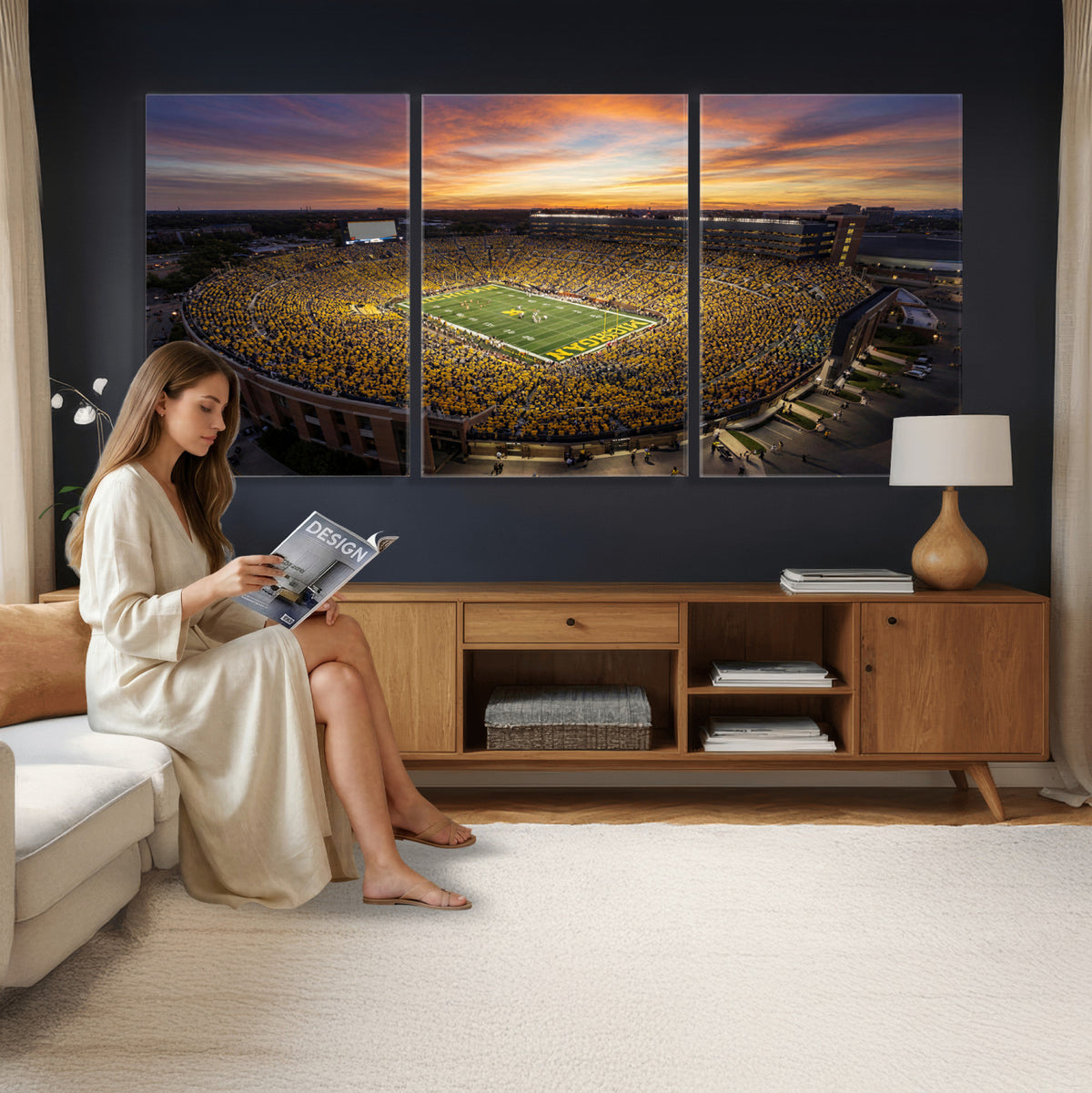 64902586-MGV-CV-36X24 - Stadium Wall Art Canvas Print