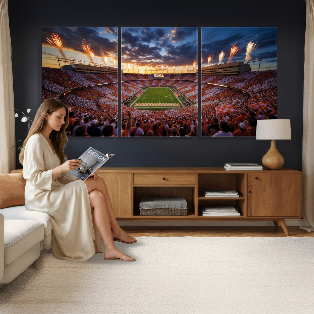 29672818-MGV-CV-36X24 - Stadium Wall Art Canvas Print