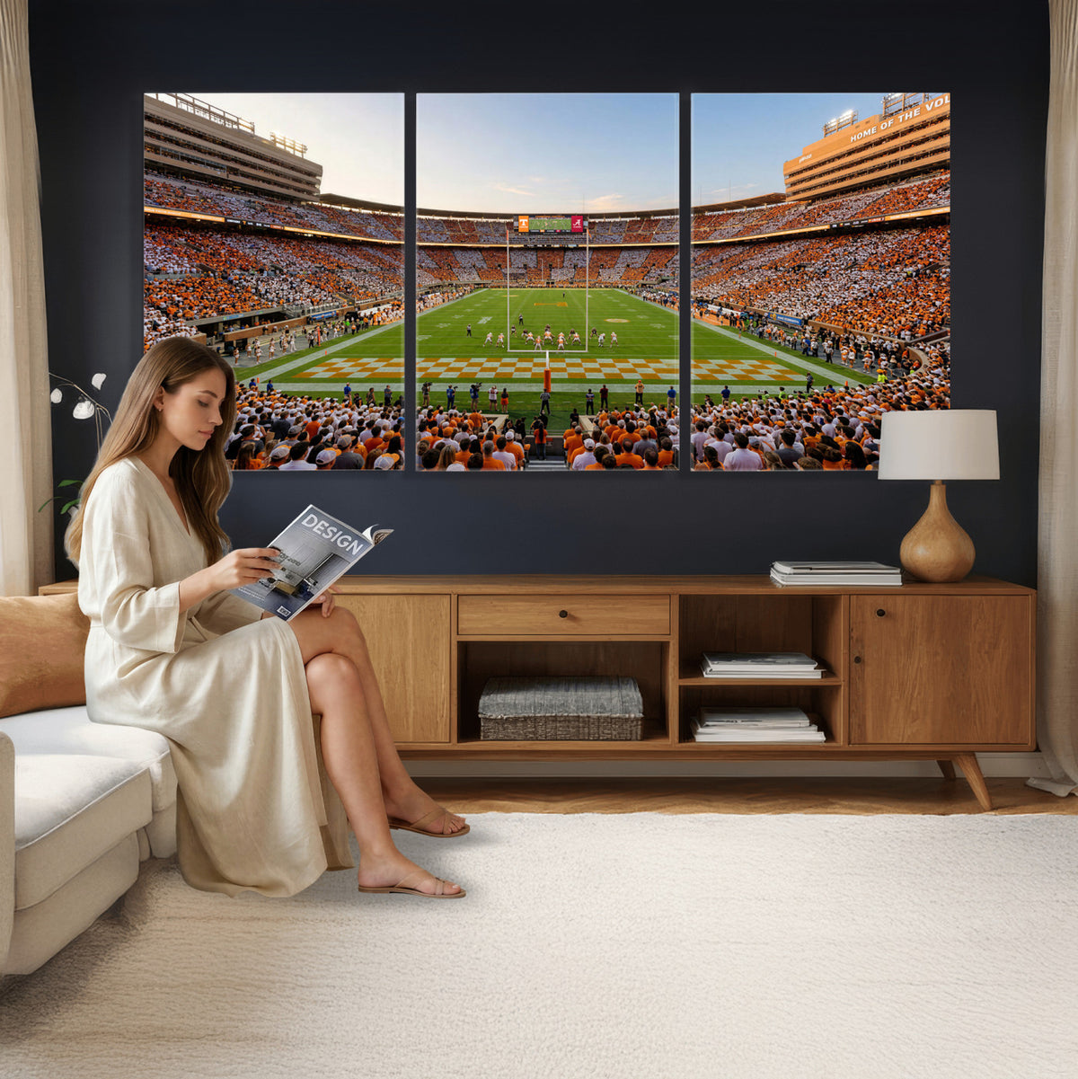 74509135-MGV-CV-36X24 - Stadium Wall Art Canvas Print