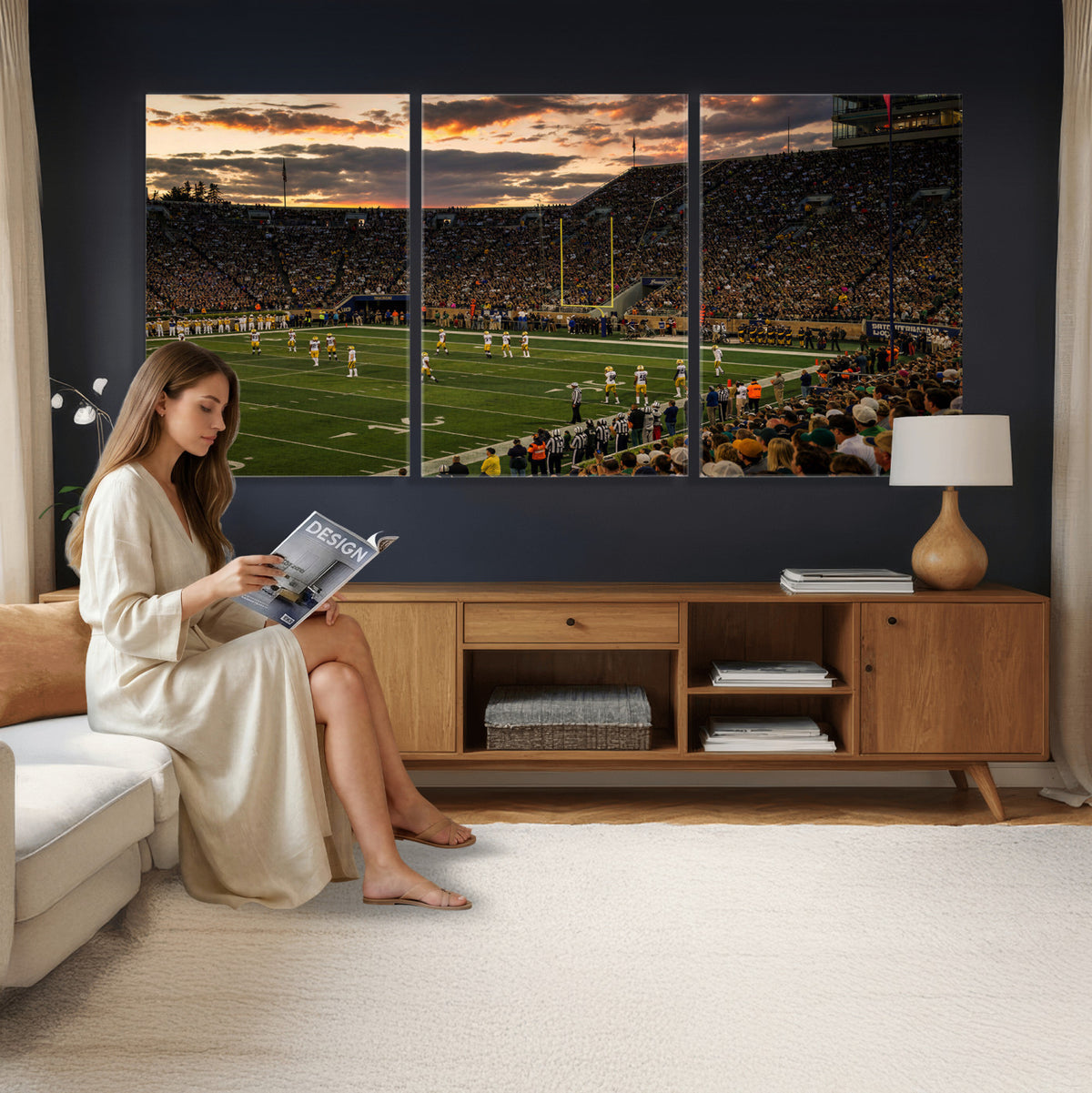 17703678-MGV-CV-36X24 - Stadium Wall Art Canvas Print