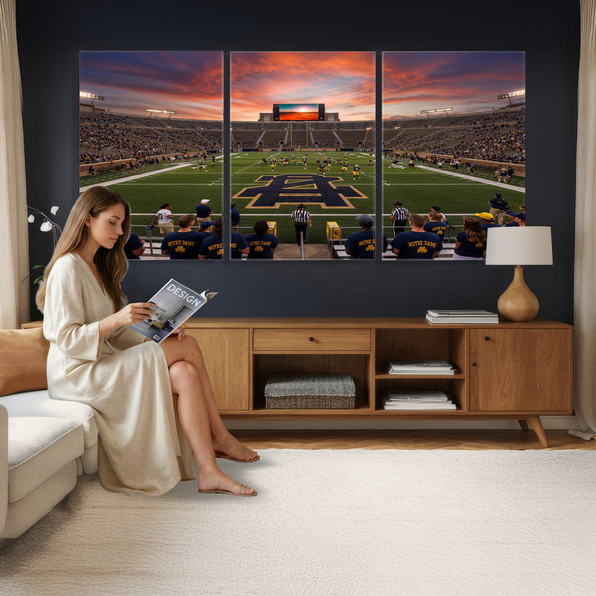 75411323-MGV-CV-36X24 - Stadium Wall Art Canvas Print