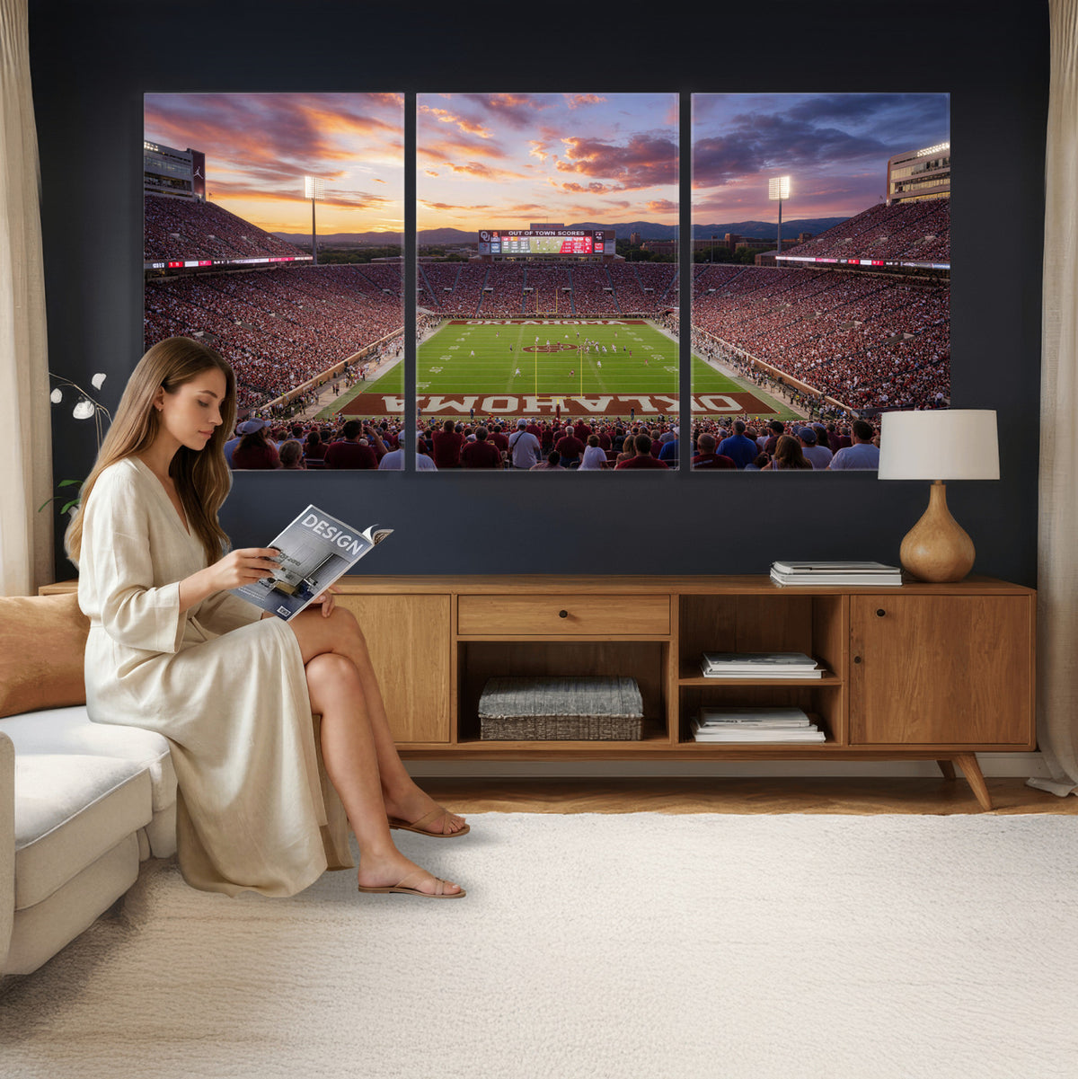 18509931-MGV-CV-36X24 - Stadium Wall Art Canvas Print