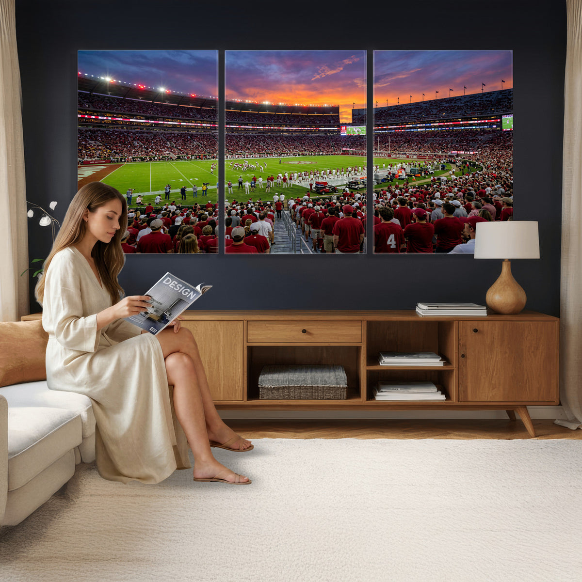 47822048-MGV-CV-36X24 - Stadium Wall Art Canvas Print