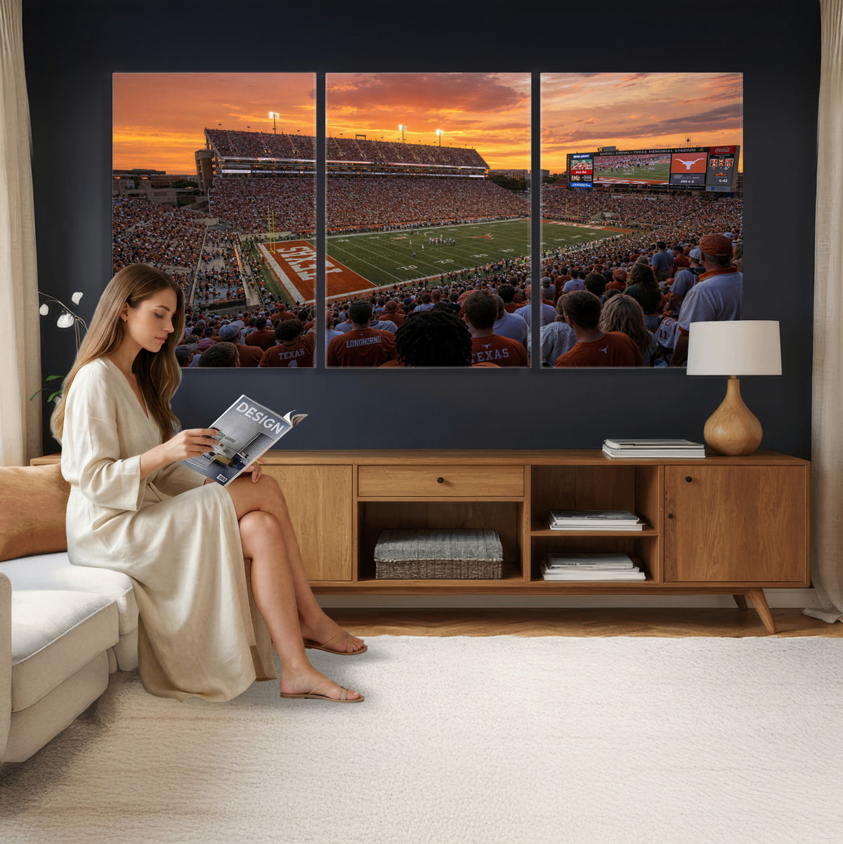 50466060-MGV-CV-36X24 - Stadium Wall Art Canvas Print