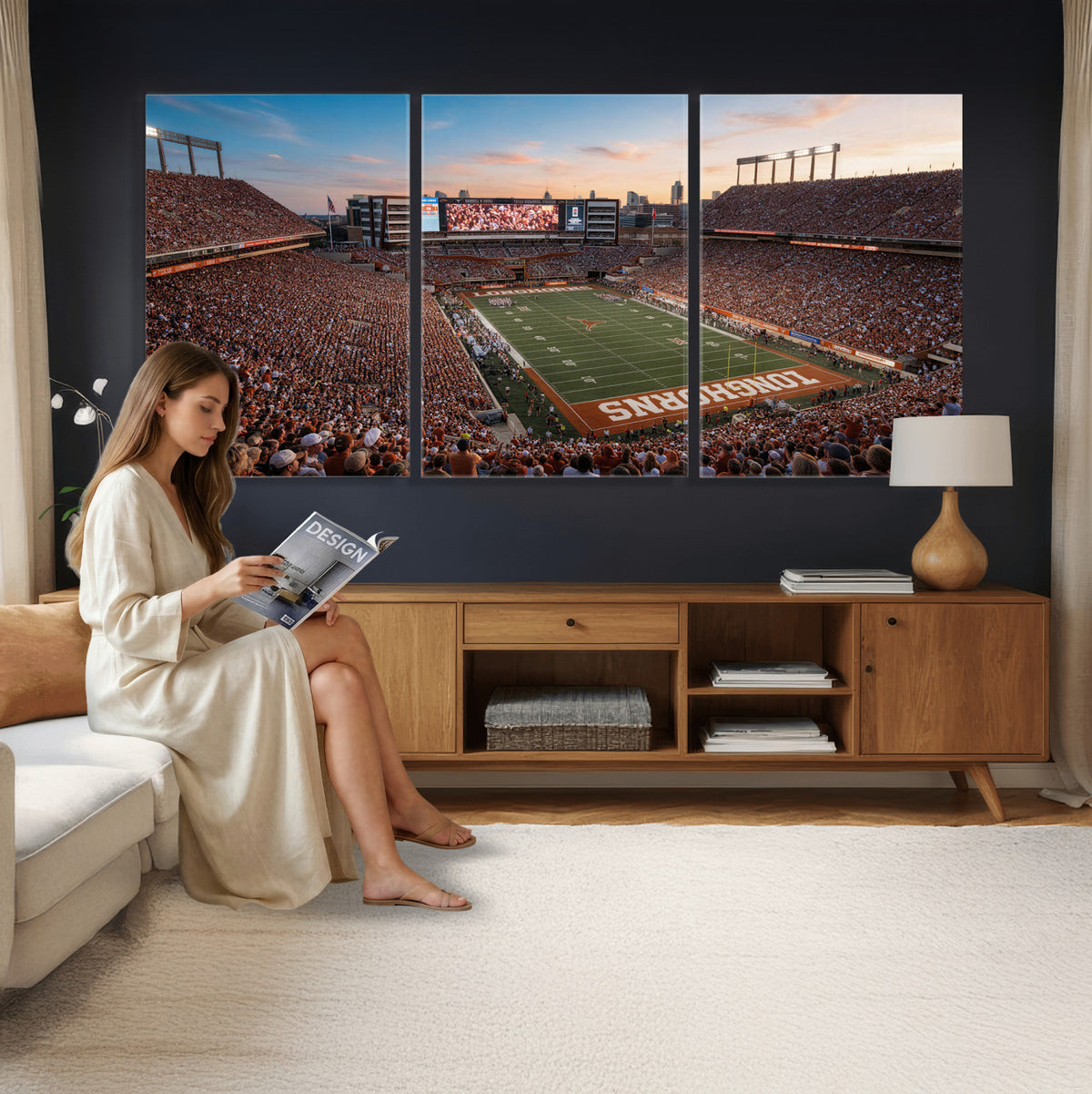 41187139-MGV-CV-36X24 - Stadium Wall Art Canvas Print