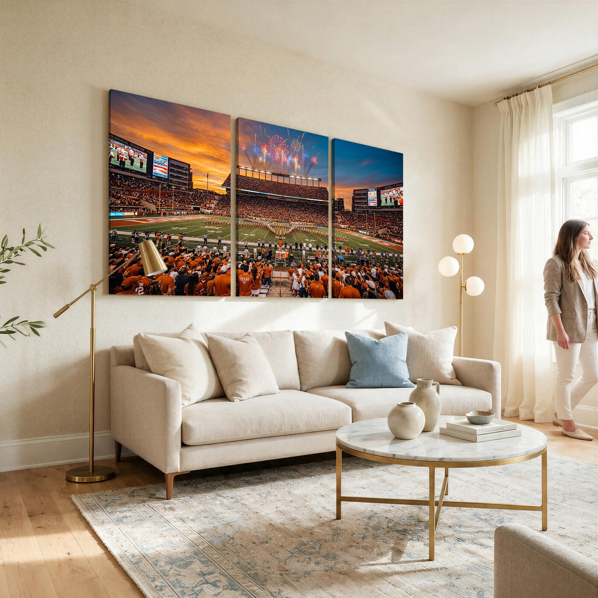 75031291-MGV-CV-36X24 - Stadium Wall Art Canvas Print