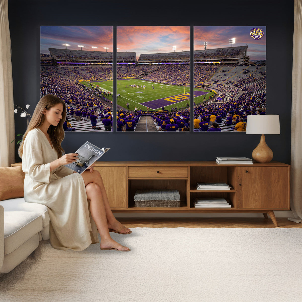 20281385-MGV-CV-36X24 - Stadium Wall Art Canvas Print