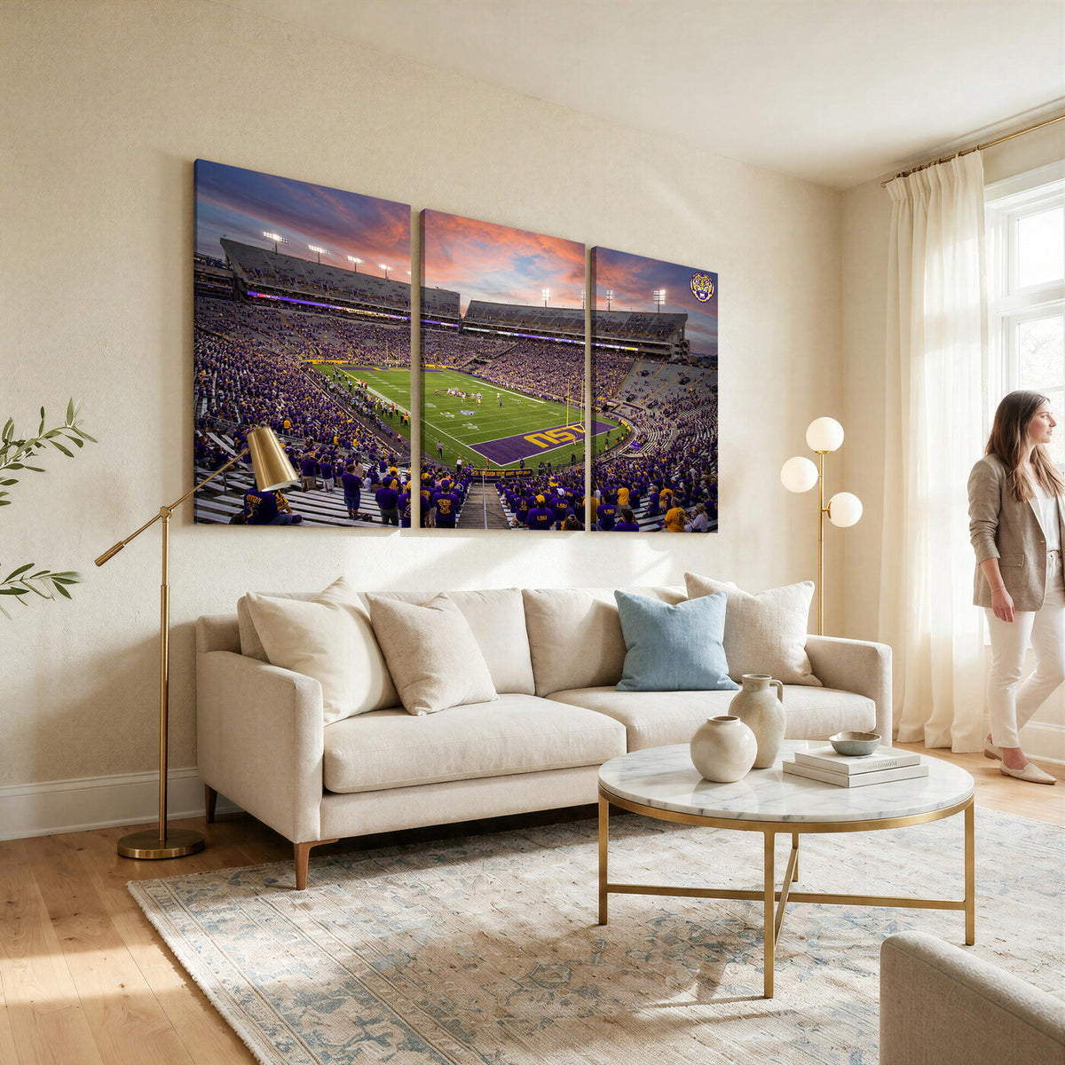 20281385-MGV-CV-36X24 - Stadium Wall Art Canvas Print