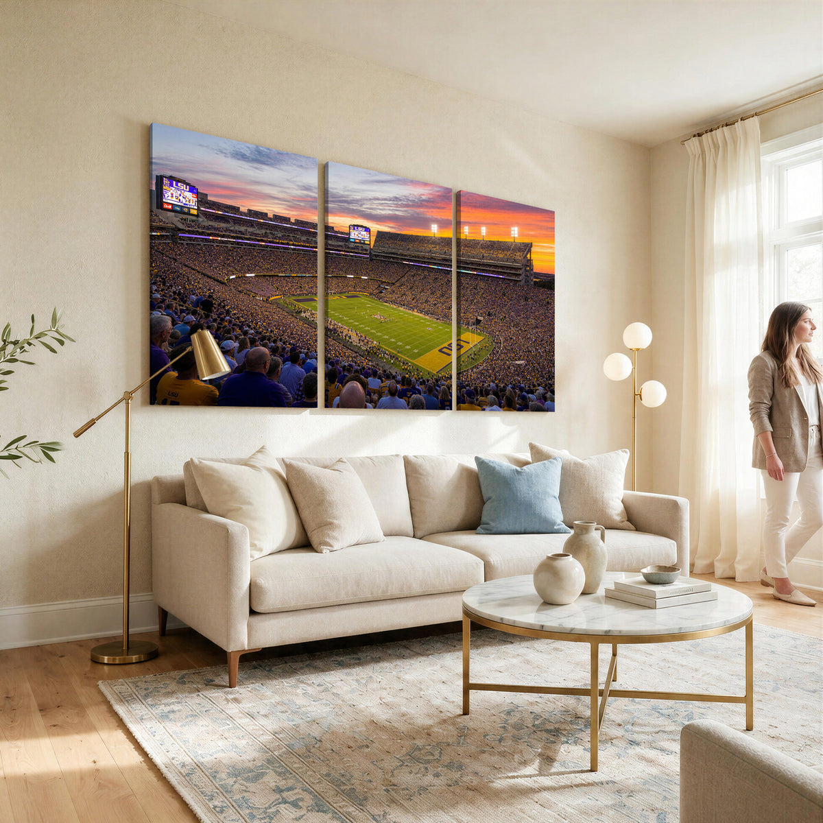 91303167-MGV-CV-36X24 - Stadium Wall Art Canvas Print