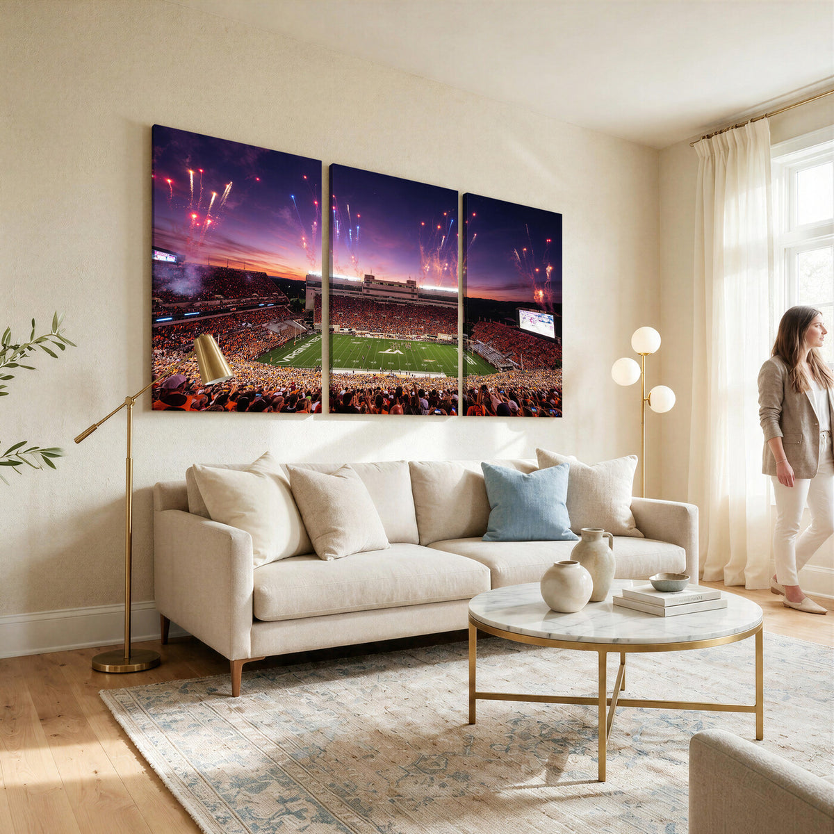 57314829-MGV-CV-36X24 - Stadium Wall Art Canvas Print