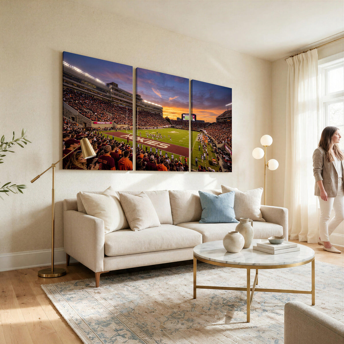 87141841-MGV-CV-36X24 - Stadium Wall Art Canvas Print