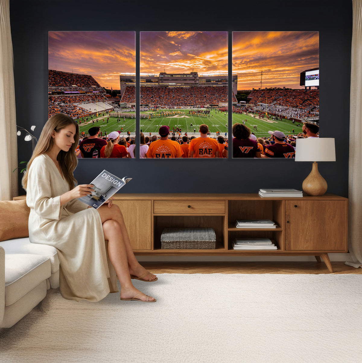 25873880-MGV-CV-36X24 - Stadium Wall Art Canvas Print