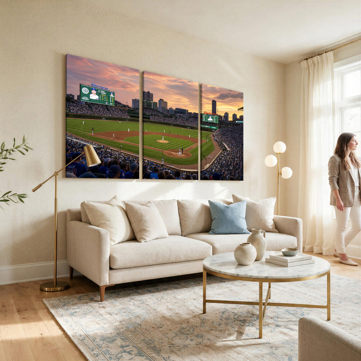 41641466-MGV-CV-36X24 - Stadium Wall Art Canvas Print