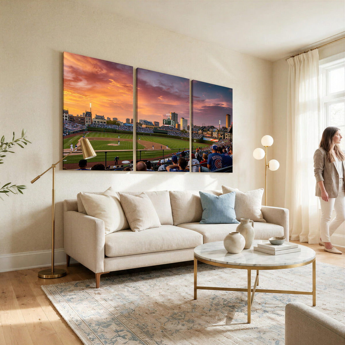 94073020-MGV-CV-36X24 - Stadium Wall Art Canvas Print