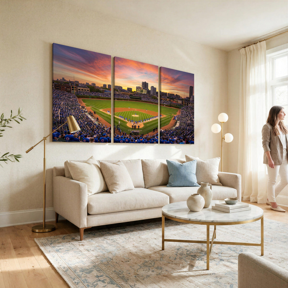 42812246-MGV-CV-36X24 - Stadium Wall Art Canvas Print