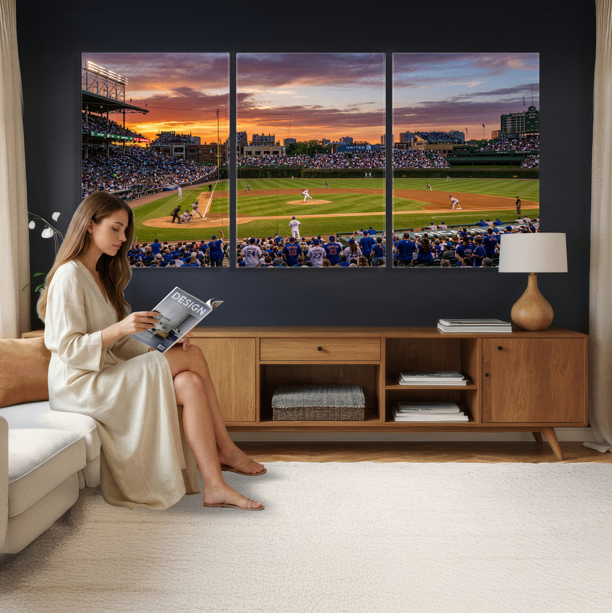 71103551-MGV-CV-36X24 - Stadium Wall Art Canvas Print