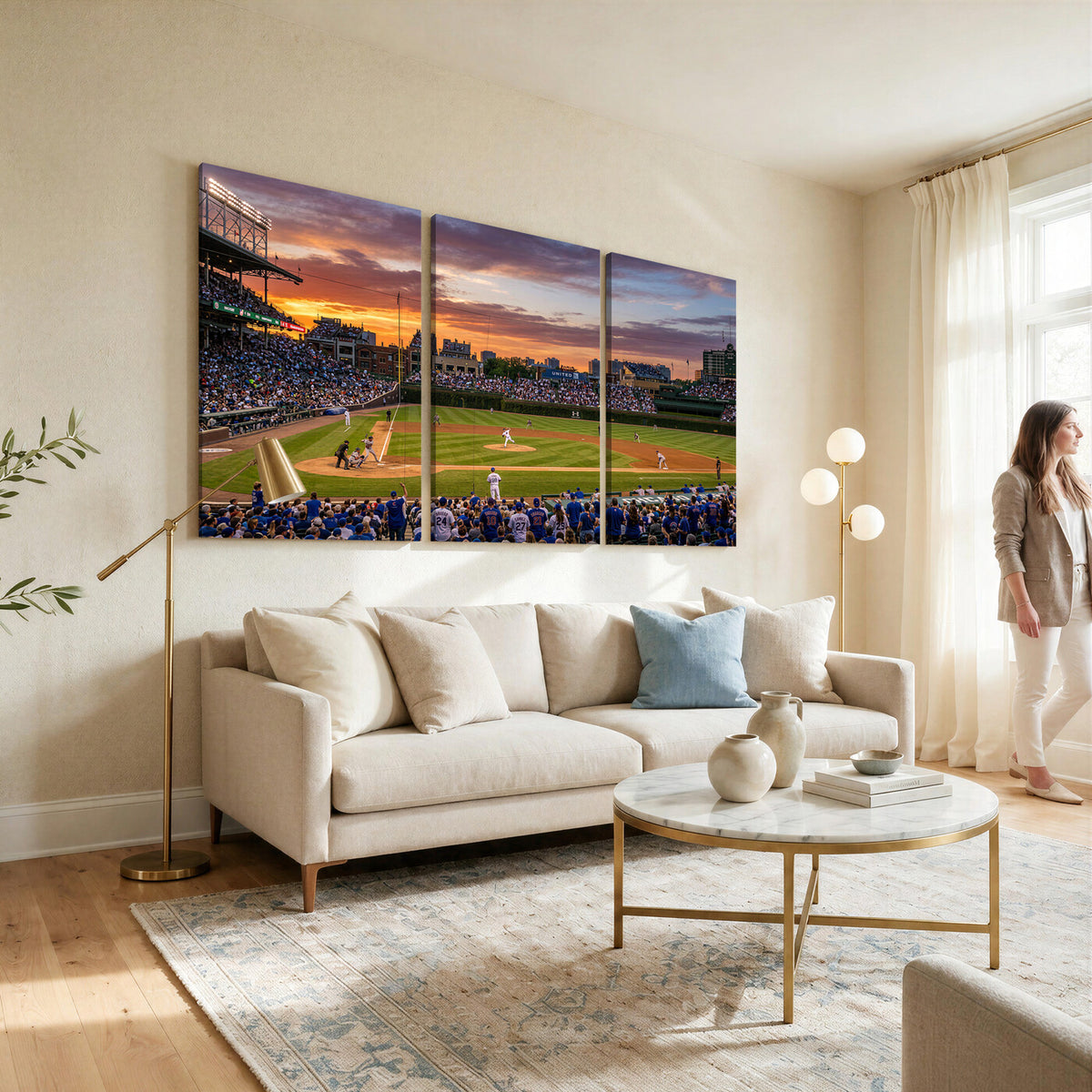 71103551-MGV-CV-36X24 - Stadium Wall Art Canvas Print