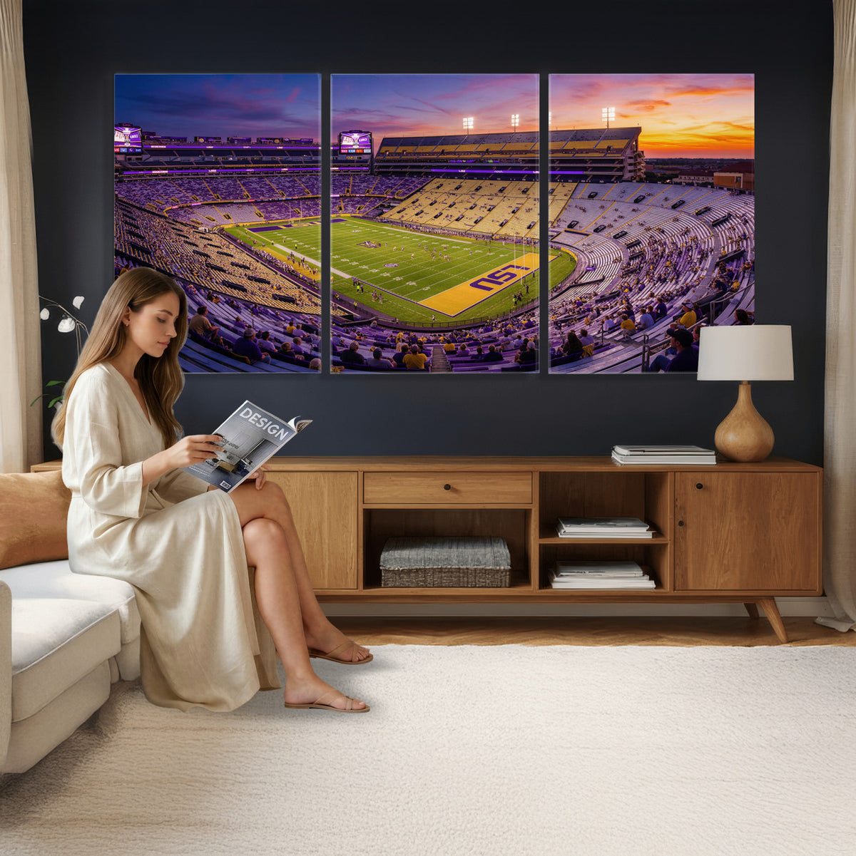 21378512-MGV-CV-36X24 - Stadium Wall Art Canvas Print