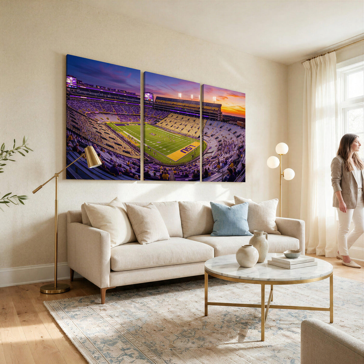 21378512-MGV-CV-36X24 - Stadium Wall Art Canvas Print