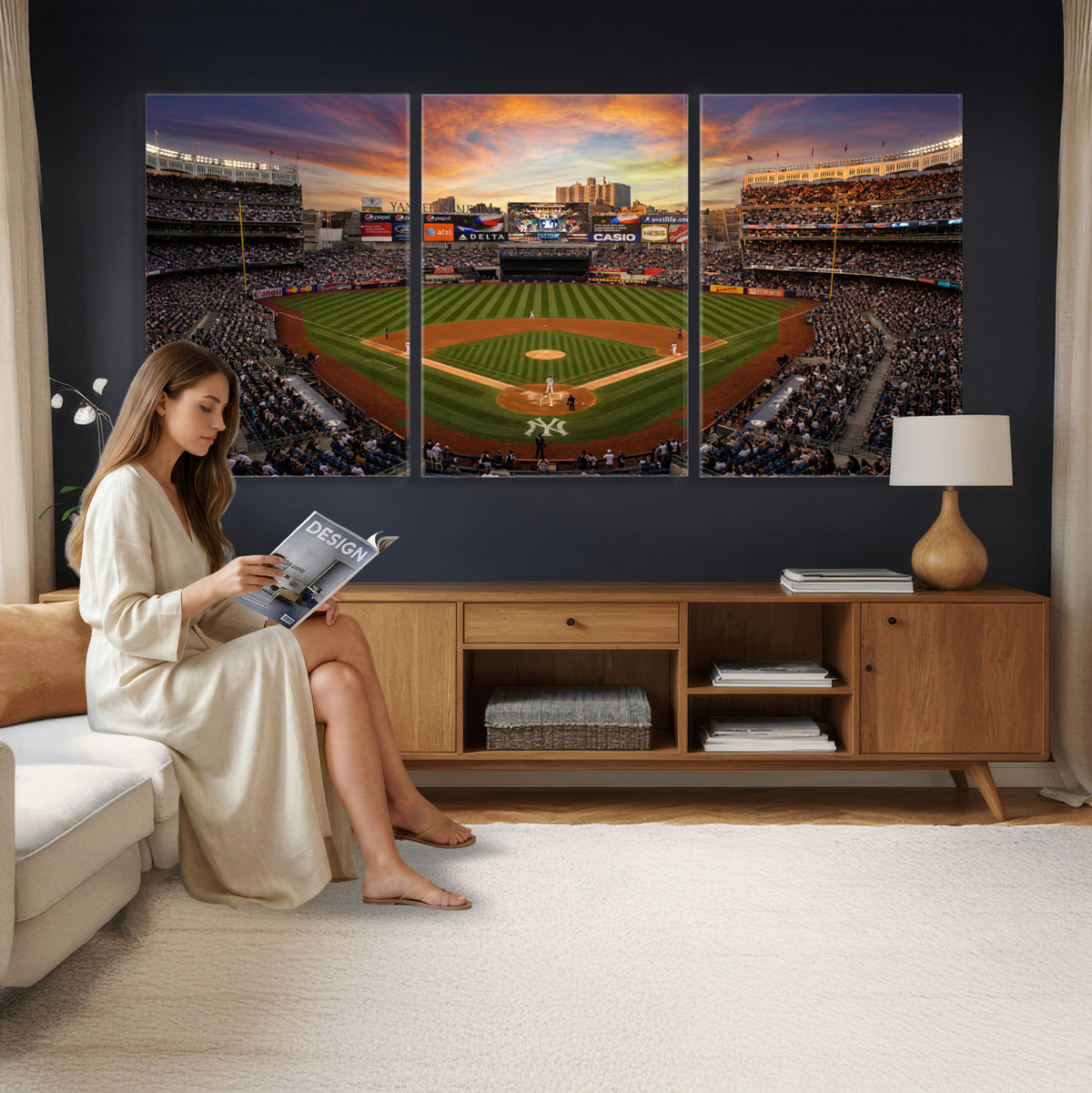 71157927-MGV-CV-36X24 - Stadium Wall Art Canvas Print