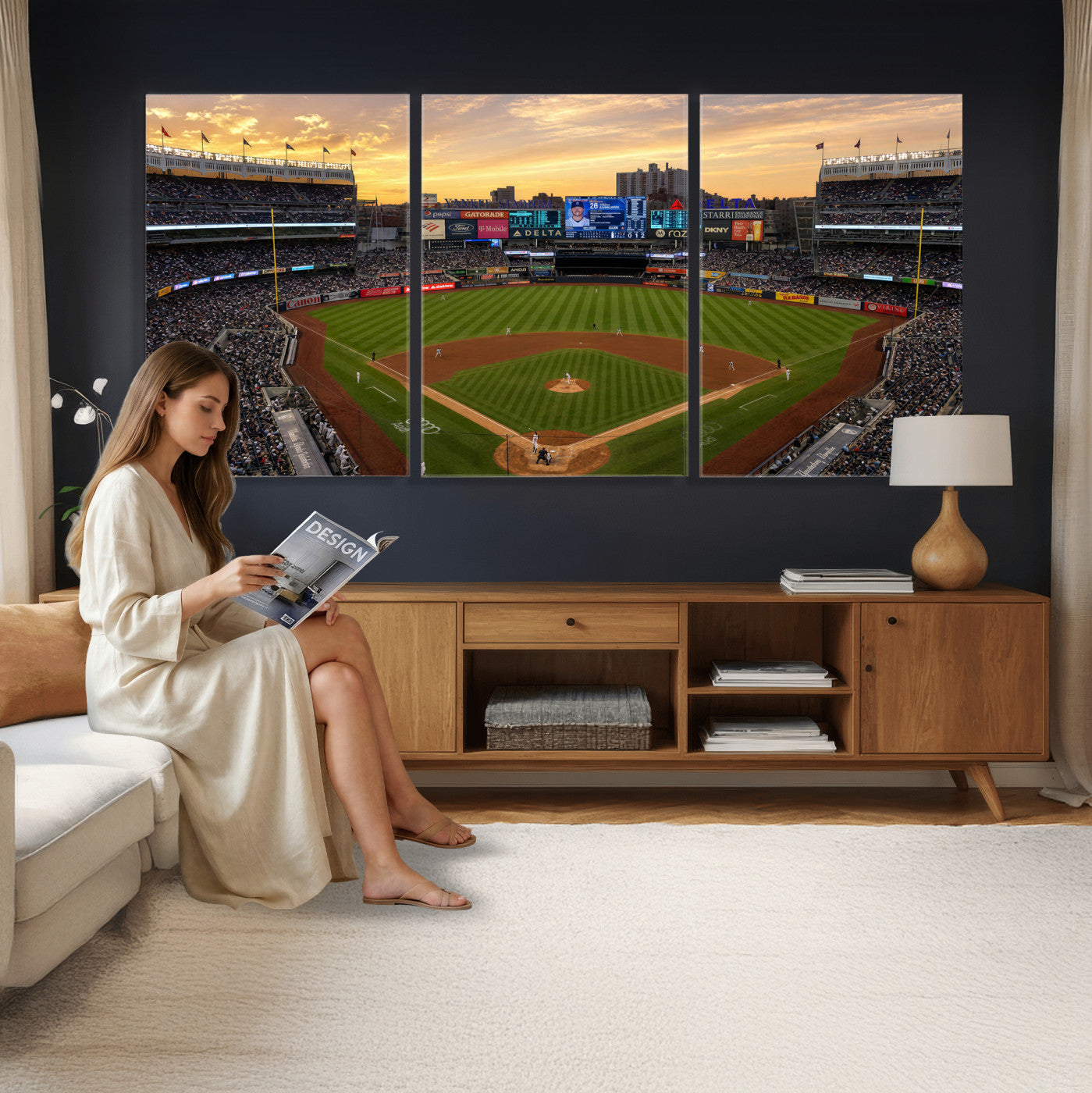 17396699-MGV-CV-36X24 - Stadium Wall Art Canvas Print