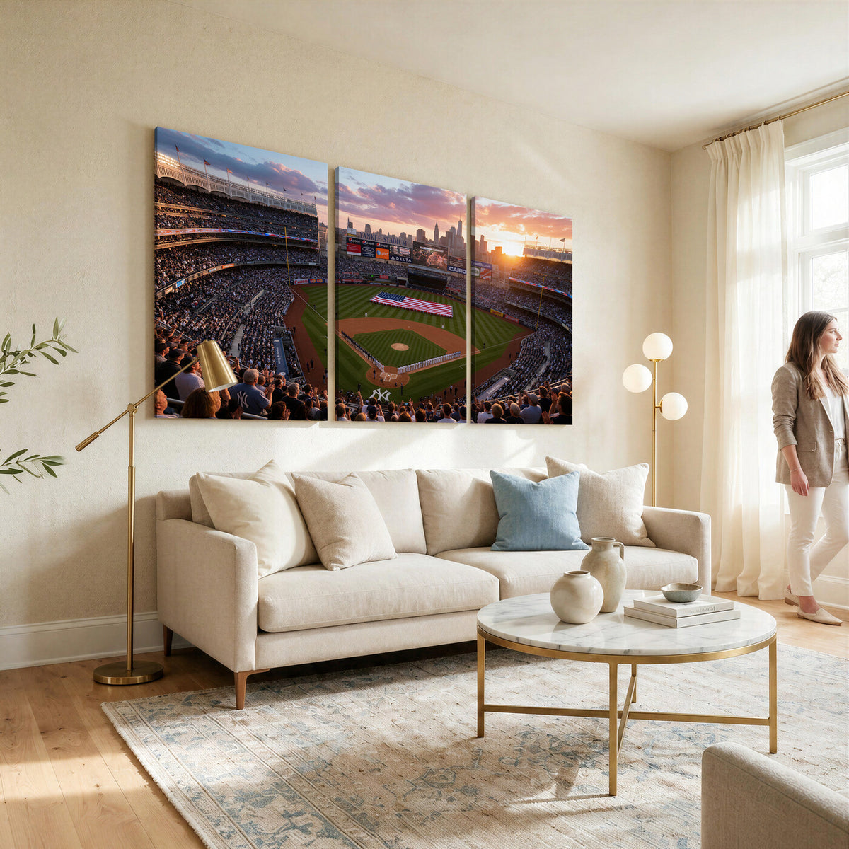 43632742-MGV-CV-36X24 - Stadium Wall Art Canvas Print