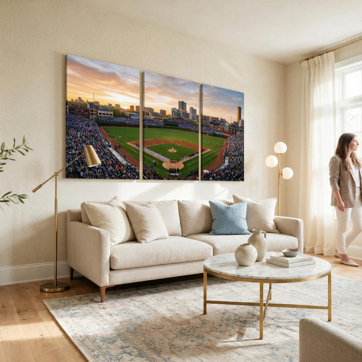 76885212-MGV-CV-36X24 - Stadium Wall Art Canvas Print