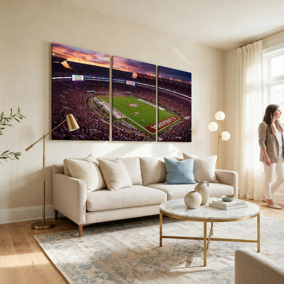 59537492-MGV-CV-36X24 - Stadium Wall Art Canvas Print
