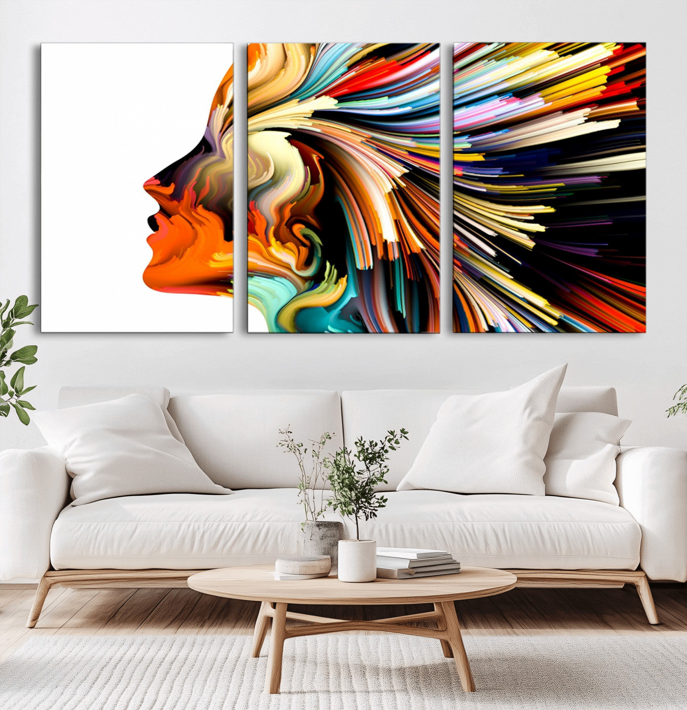 76813-MGV-CV-60X30-3P-Profile Colors Canvas Print