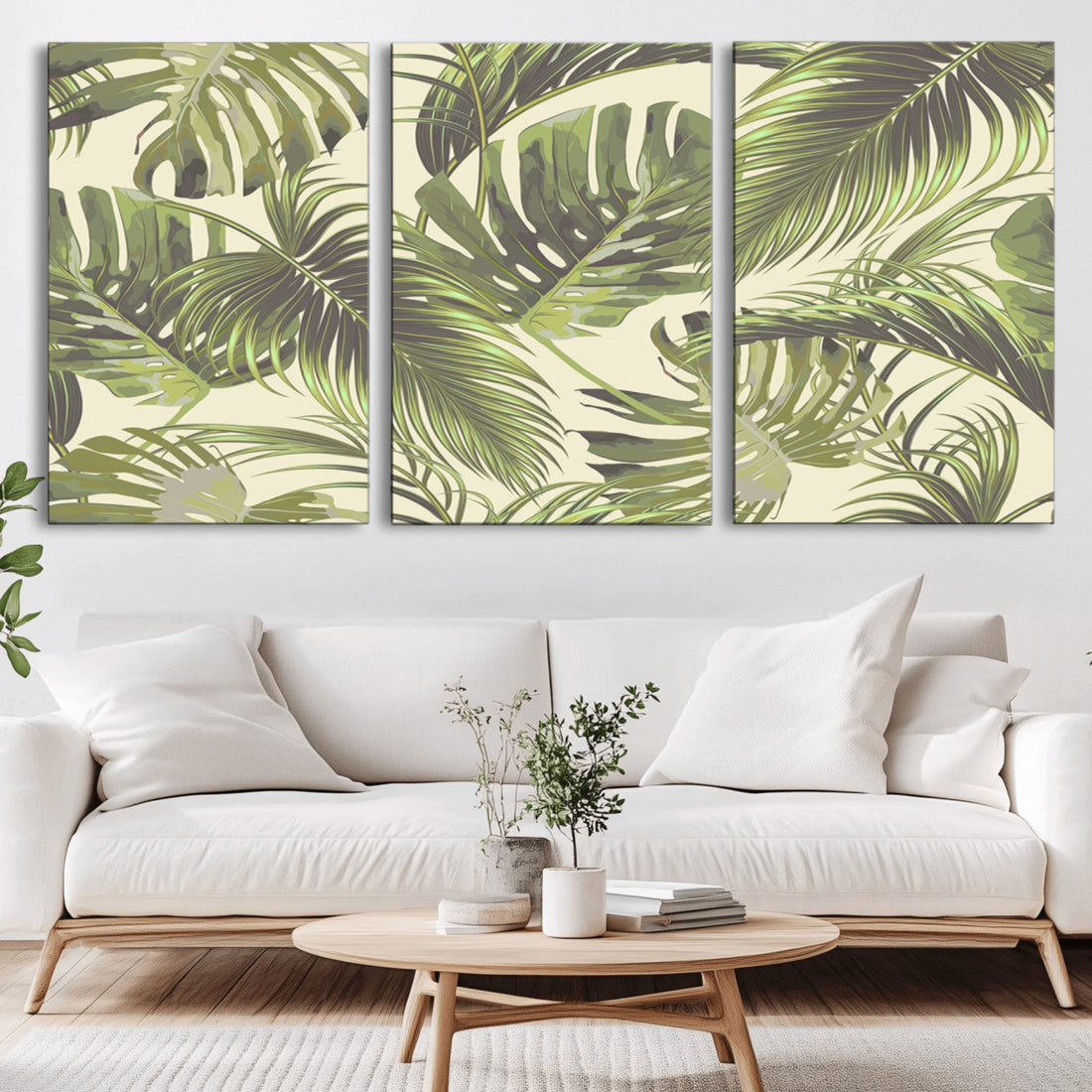 Palm Leaves Canvas Print