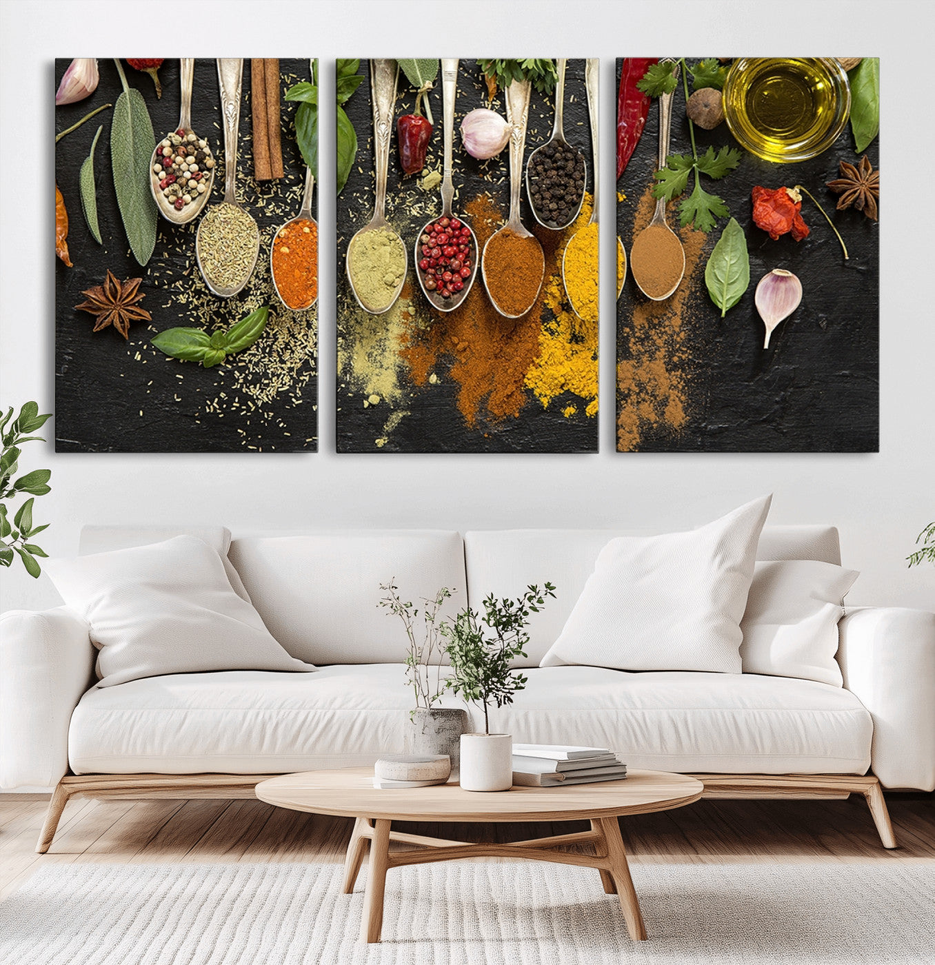 MGV-CV-60X30-3P - Spices Wall Art Canvas Print